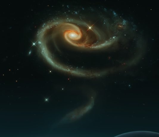 If You’re Waiting for Ships to Land, Do This ∞ by Daniel Scranton space, galaxy, sunset