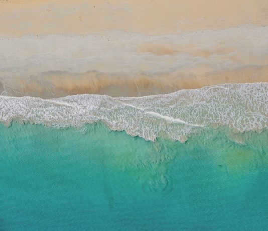 The Power of Gratitude in Everyday Life ~ Shanta Gabriel Turquoise ocean waves gently crash on a sandy beach.